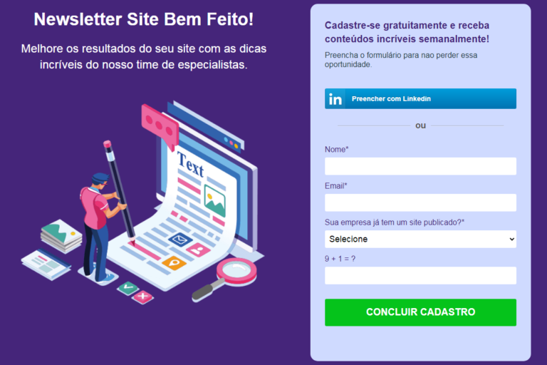 Como Fazer Uma Landing Page Ag Ncia Site Bem Feito